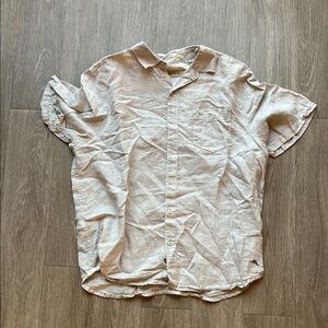 Tommy Bahama Cream Casual Button Down Shirt